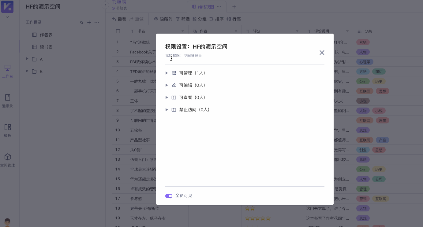 添加根节点权限